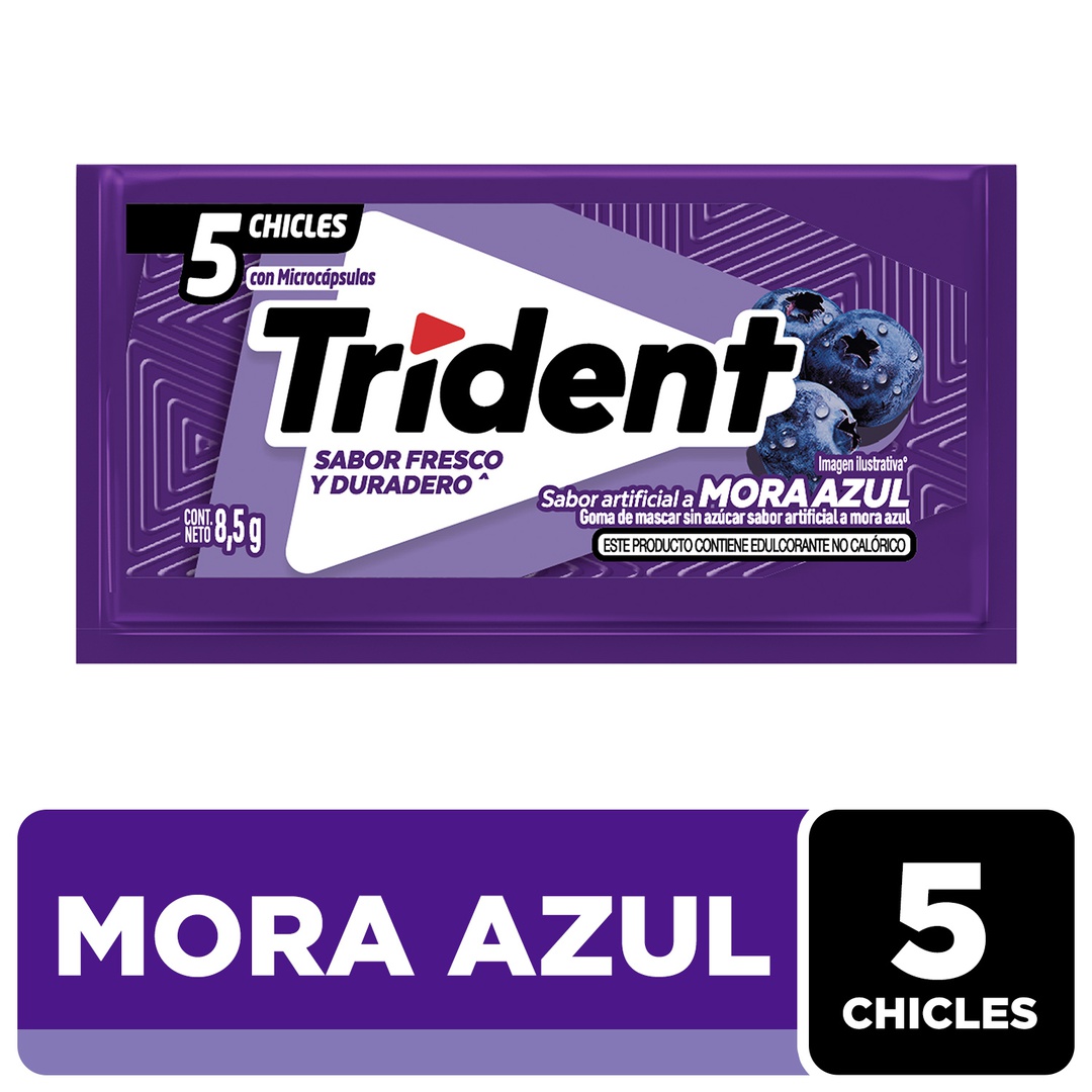 TRIDENT FRESH  TRIDENT  MORA X 8,56 G.