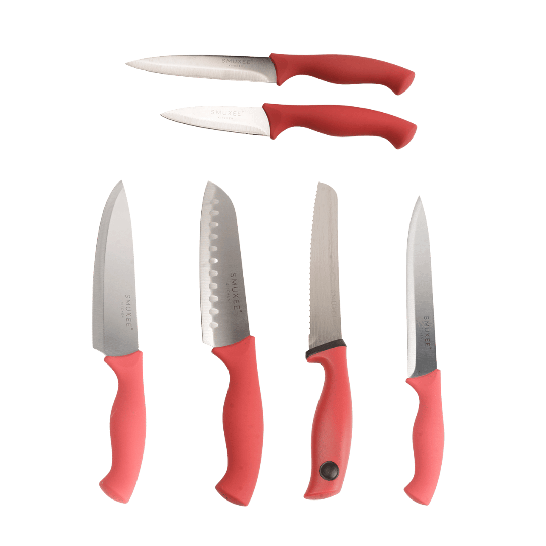 CUCHILLOS ROJO SMUKEE